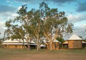 The historic Alice Springs Telegraph Station ... free wi-fi
