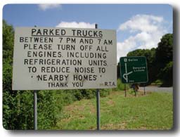 Plea to truckies at Bangalow rest area