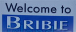 Bribie Island sign