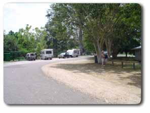 Travellers at the Granite Creek rest area