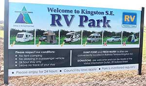 Kingston SE's free RV Park