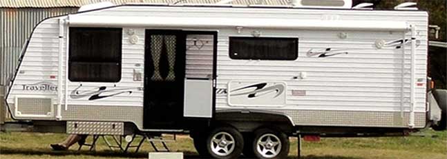 Register this caravan in NSW and it will cost a whopping $449 ... but only $50 in Victoria