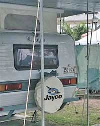 Stolen Jayco caravan