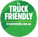 Truck Friendly sticker