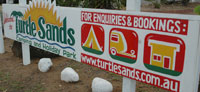 Turtle Sands sign