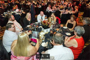 Guests enjoy Victoriai's caravan industry's evening of awards