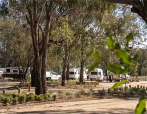 Chinchilla Weir camping area